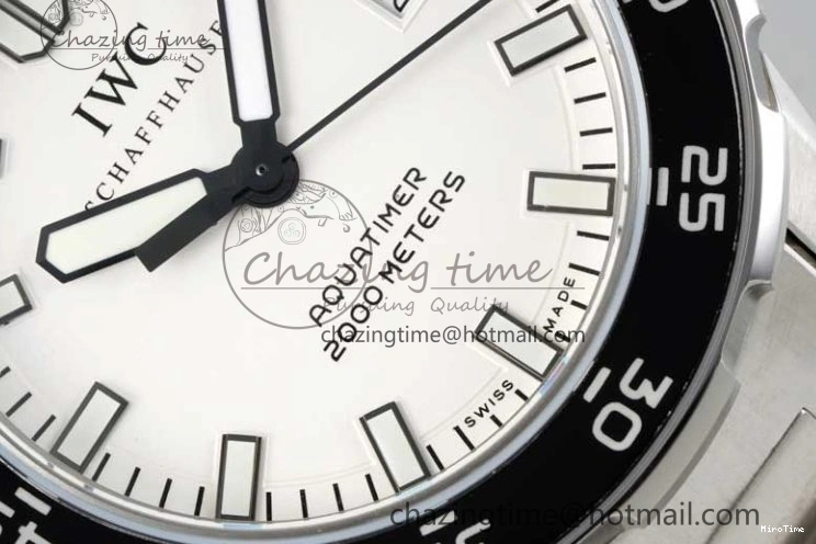 MIROTIME 0204 Youthful Aquatimer Automatic SS RSF 1:1 Best Edition White Black Dial on SS Bracelet A 7070